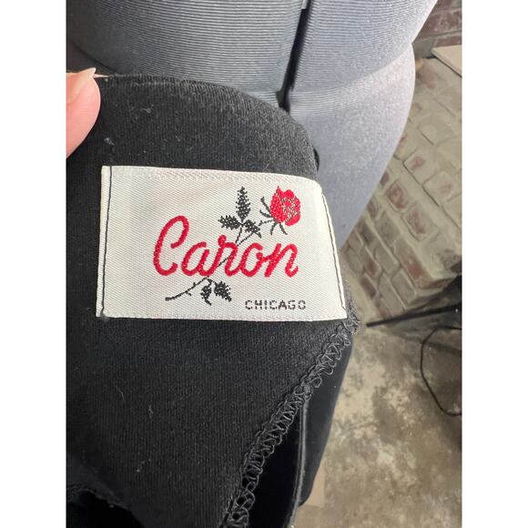 Blouse black sequin hem cuffs shoulder pads 1980s glam - Picture 7 of 8